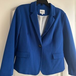 Jules & Leopold Vibrant Blue Single-Button Blazer